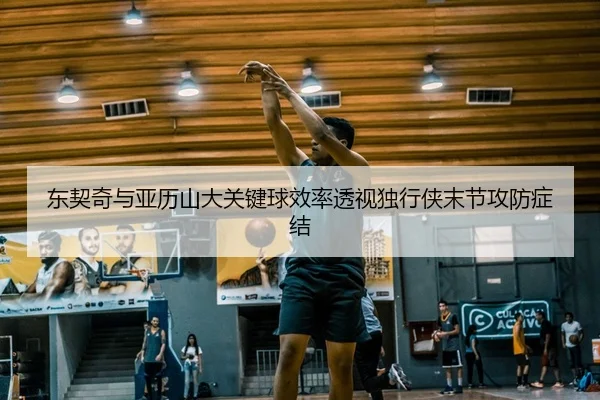 东契奇与亚历山大关键球效率透视独行侠末节攻防症结 | GQ Sports
